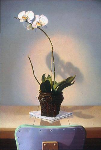 Orchid and Chair