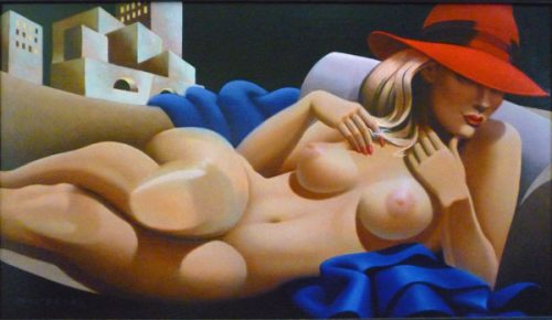 Girl in the Red Fedora